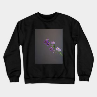 Purple Asters Crewneck Sweatshirt